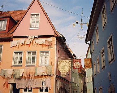 德国过期背景图片_德国巴伐利亚霍恩里希镇