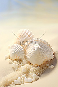仙人掌背景图片_躺在沙子上的仙人掌壳