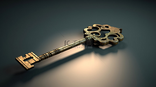 在 3D 中建模古董钥匙