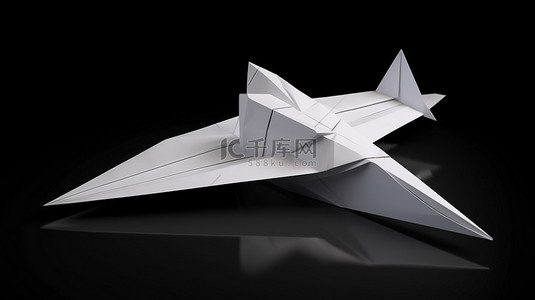 纸飞机纸飞机背景图片_3d 纸飞机的插图