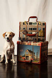 舒适旅行背景图片_Elysian 犬舍有两个用于小型猫或狗的狗笼