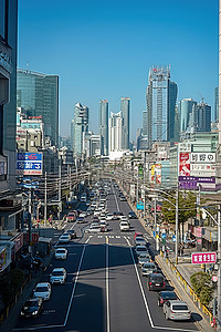 韩国首尔市白天