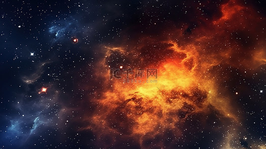 宇宙恒星背景图片_银河和夜空的引人注目的水平背景充满了闪闪发光的星星