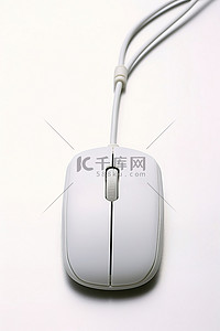 标线背景图片_带鼠标线的白色电脑鼠标