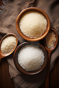 煮饭之道背景图片_米和煮饭用的米