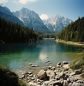 瑞士背景图片_瑞士白云石湖