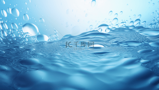 蓝色水水背景图片_水水珠背景