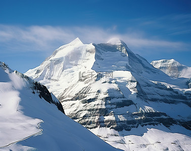 庄稼已经熟了背景图片_雪已经覆盖了瑞士阿尔卑斯山的山脉