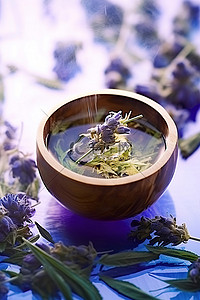 紫花草茶独家