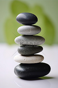 坐在石头背景图片_站在一块石头上，坐在一块绿色的上面