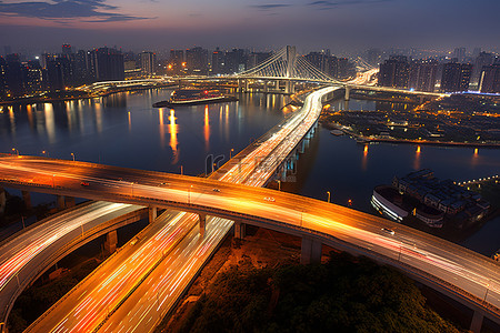 城市高速路背景图片_高速路