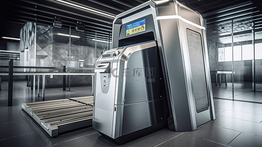 机场安全检查站可视化 3D 扫描机