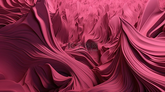 3d 渲染粉红色抽象背景