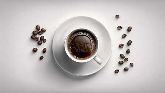 咖啡饮品背景背景图片_咖啡豆咖啡饮品背景