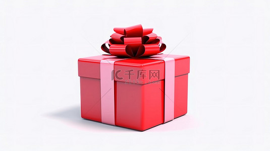 老人生日庆典图片背景图片_节日惊喜盒的逼真 3D 图标，带有白色背景上隔离的礼品插图