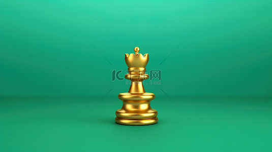 国际象棋皇后战略和权力的标志性象征