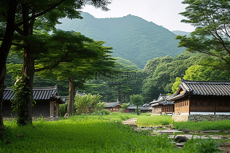 天山天池风景背景图片_清州 天山 gukjeuiab 日本学院山 ettsukkal 村