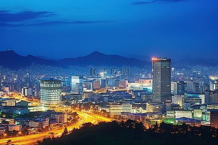 韩国大邱郡是该国北部的众多城市之一