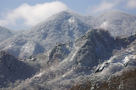 暴风背景图片_暴风雨后山坡被雪覆盖