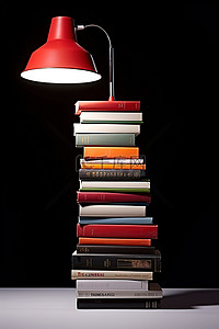 8个背景图片_图书馆灯图书馆灯顶部8个书籍和书架灯