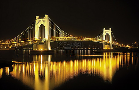 夜晚烟花背景图片_中国金业桥之夜