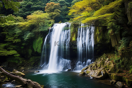 日本瀑布 日本瀑布照片 日本瀑布照片