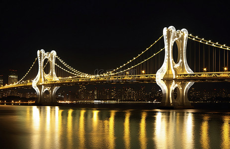 香港会徽背景图片_香港曼哈顿大桥
