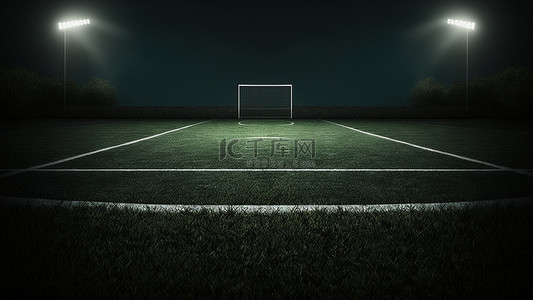 世界杯比赛背景背景图片_足球场草坪灯光运动背景