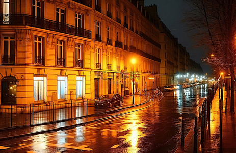 巴黎在晚上