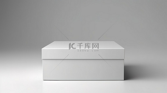 盒子样机场景背景图片_用于在 3D 模型上展示产品的空纸箱容器