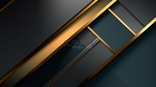 金色创意线条背景图片_干净背景下精致的企业设计金色几何线条