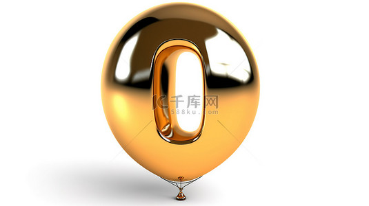 金色标记背景图片_白色背景上带有金属气球的金色 3D 第一名，非常适合折扣销售假期和周年纪念日