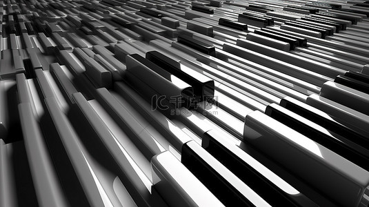 钢琴键的插图，有足够的空间容纳文本或设计元素