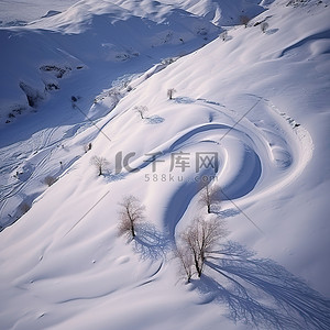 山雪背景图片_山雪