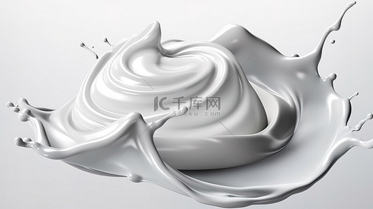 推广还阿波背景图片_推广具有奶油色 3D 白色背景纹理的美容产品