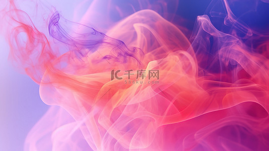 粉末彩色背景图片_迷人的烟雾色调壮观的 3D 插图和渲染