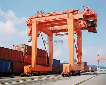 大型集装箱起重机用于运输货物