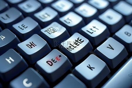 键盘上的许多键上都会显示“删除”一词