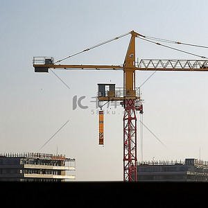 美国杂志广告背景图片_关于美国的建筑起重机建设项目