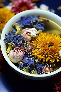 女性花背景图片_花中花和女性花茶