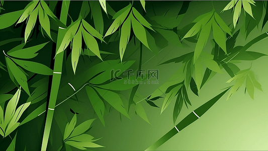中国风水墨竹子背景图片_竹子绿色背景
