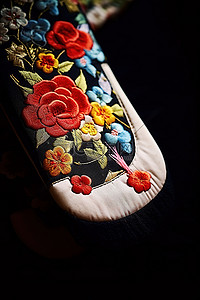 中国定制刺绣长筒袜