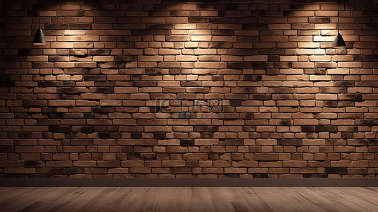 令人惊叹的 4k 砖石壁纸背景与高分辨率棕色墙 3D 渲染图像 006