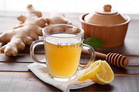 健康茶背景图片_姜茶为什么是治疗花粉症和感冒的天然疗法