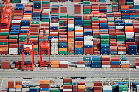 远洋捕捞背景图片_远洋集装箱运输港口 港口