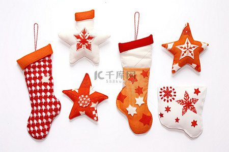 丝袜与星星饰品圣诞装饰
