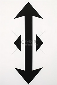 绘制箭头背景图片_在白色背景上绘制两个黑色箭头