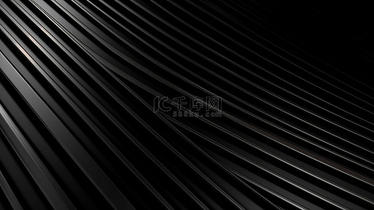 3d抽象纹理背景图片_内衬黑色金属纹理的 3d 插图