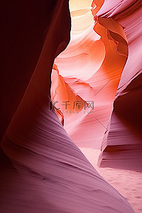 北美旅游背景图片_羚羊峡谷 亚利桑那州