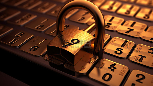 使用 3d 锁和密码字段保护您的个人数据